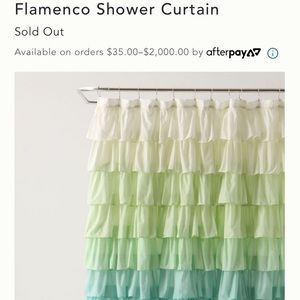 Anthropologie shower curtain